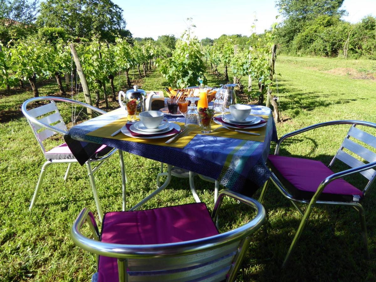 La Vigneraie De Laura Bed and Breakfast Sainte-Colombe  Exteriör bild