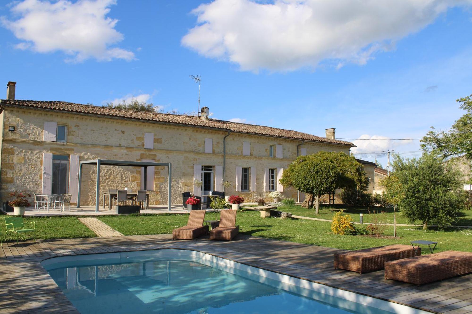La Vigneraie De Laura Bed and Breakfast Sainte-Colombe  Exteriör bild